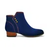 Revere Women's Tiko Ankle Booties In Denim