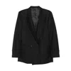 Reveres 1949 Double-breasted Jacket In Black