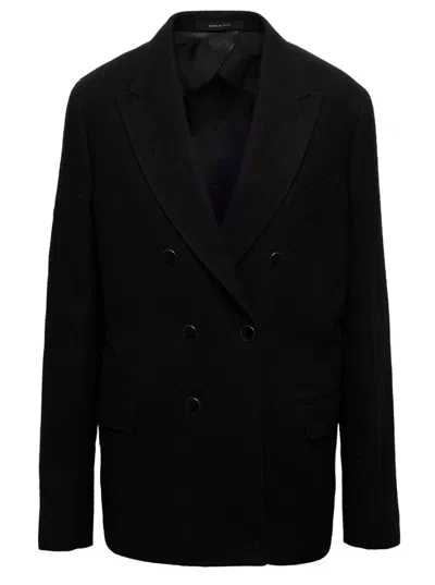 REVERES 1949 BLACK SINGLE BREASTED BLAZER