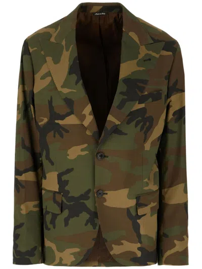 Reveres 1949 Camouflage-pattern Blazer In 01