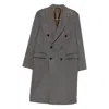 Reveres 1949 Double-breasted Coat In Black