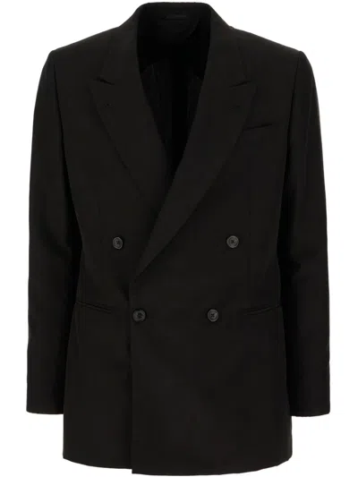 Reveres 1949 Double-breasted Blazer In 黑色