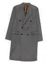 Reveres 1949 Double-breasted Coat In Gray