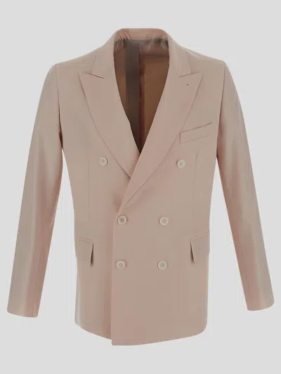 Reveres 1949 Double-breasted Jacket In Rosa