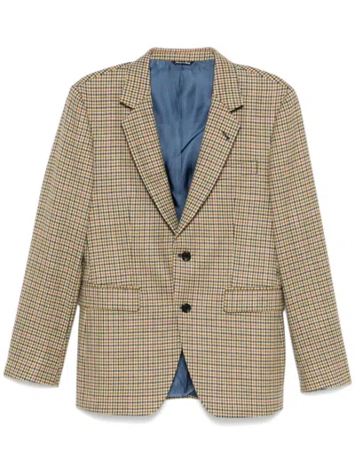 Reveres 1949 Houndstooth-pattern Blazer In Multicolor