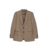 Reveres 1949 Houndstooth-pattern Blazer In Brown
