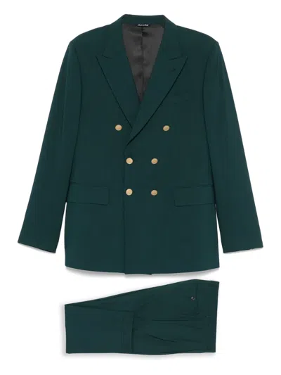 Reveres 1949 Jacquard Suit In Green