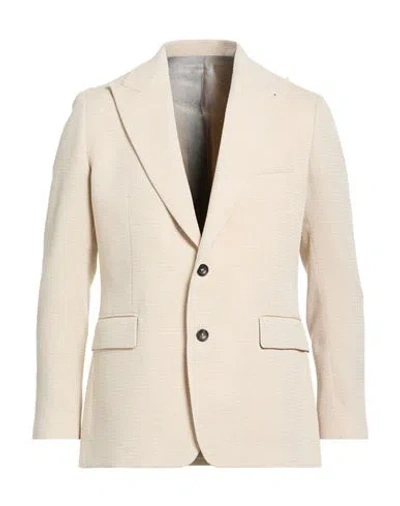 Reveres 1949 Man Blazer Beige Size 40 Cotton, Polyester In Neutral