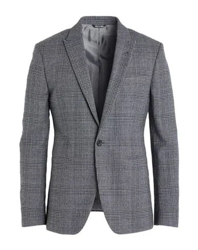 Reveres 1949 Man Blazer Black Size 40 Wool, Silk, Polyamide, Elastane