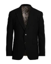 Reveres 1949 Man Blazer Black Size 46 Polyester, Wool, Elastane In Black