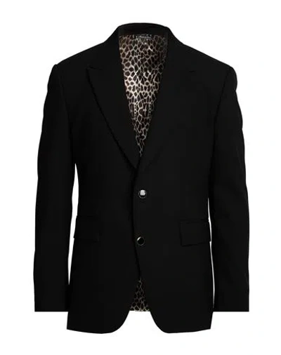 Reveres 1949 Man Blazer Black Size 46 Polyester, Wool, Elastane