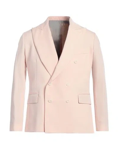 Reveres 1949 Man Blazer Light Pink Size 42 Viscose, Polyester