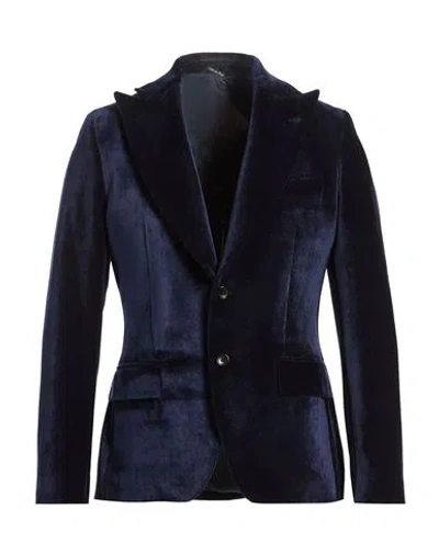 Reveres 1949 Man Blazer Midnight Blue Size 42 Polyester, Elastane