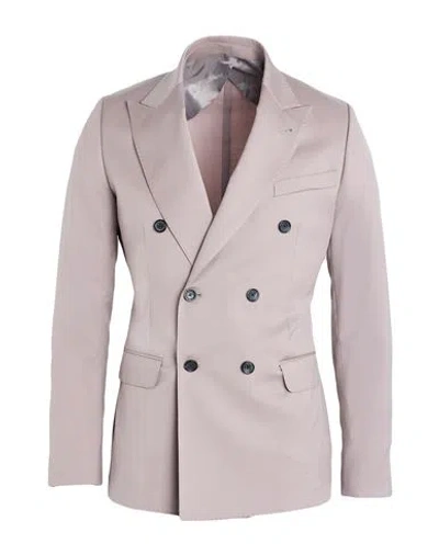 Reveres 1949 Man Blazer Taupe Size 38 Virgin Wool In Gray