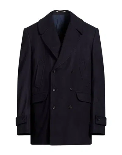 Reveres 1949 Man Coat Midnight Blue Size 42 Virgin Wool, Polyamide