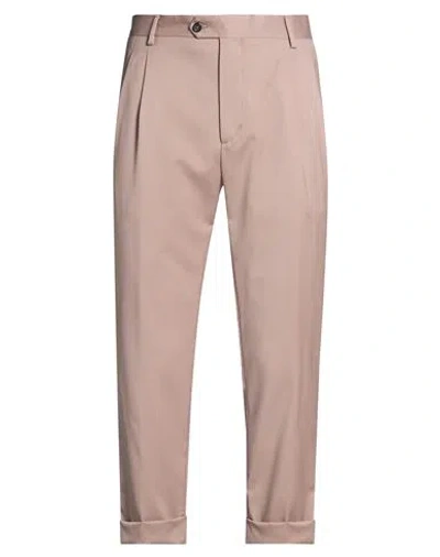 Reveres 1949 Man Pants Light Brown Size 34 Virgin Wool In Neutral