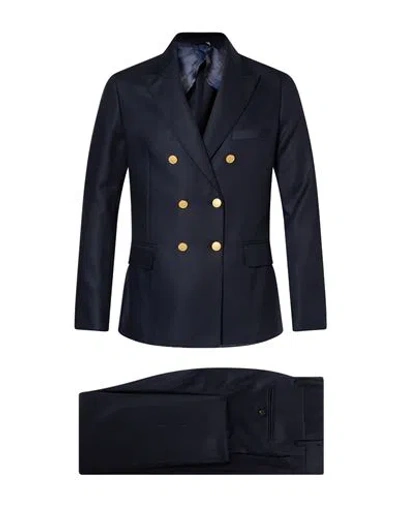 Reveres 1949 Man Suit Midnight Blue Size 42 Polyester, Wool