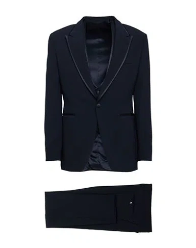 Reveres 1949 Man Suit Midnight Blue Size 44 Polyester