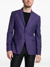 Reveres 1949 Notched-lapels Blazer In Purple