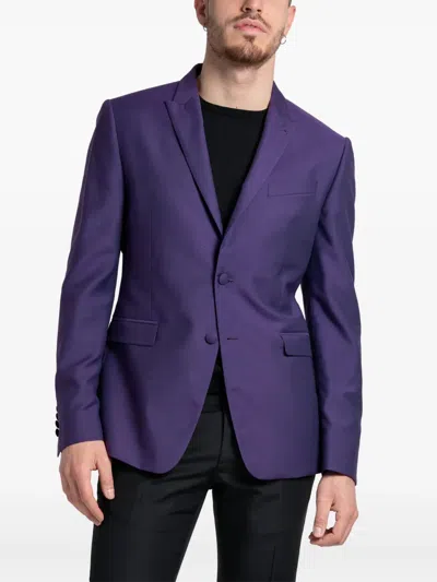 Reveres 1949 Notched-lapels Blazer In Purple
