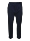 REVERES 1949 BLUE TAILORED TROUSERS IN WOOL BLEND MAN