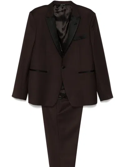 Reveres 1949 Single-breasted Three-piece Dinner Suit In Brown