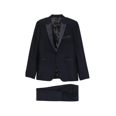 Reveres 1949 Shawl-collar Suit In Blue