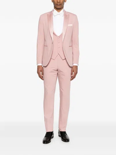 Reveres 1949 Shawl-collar Suit In Pink