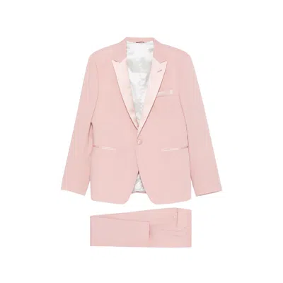 Reveres 1949 Shawl-collar Suit In Pink