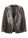 Reveres 1949 Single-breasted Blazer In Brown