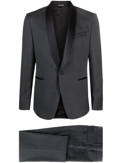 Reveres 1949 Single-breasted Three-piece Dinner Suit In Grey