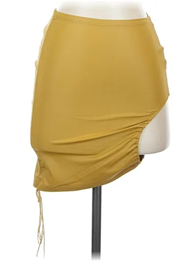Pre-owned Reverie Casual Skirt In Yellow