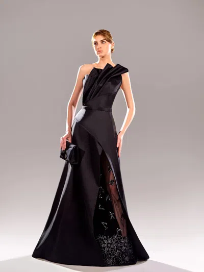 Reverie Couture Single-strap Sleeveless Gown