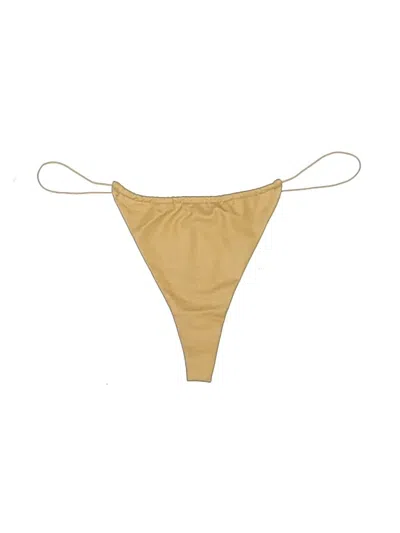 Pre-owned Reverie Swimsuit Bottoms In Tan