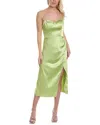 Reveriee A-line Dress In Green