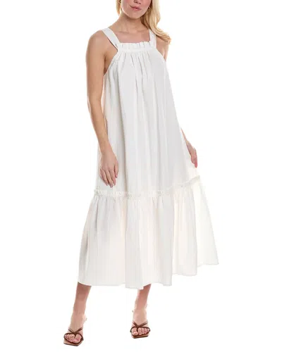 Reveriee A-line Dress In White