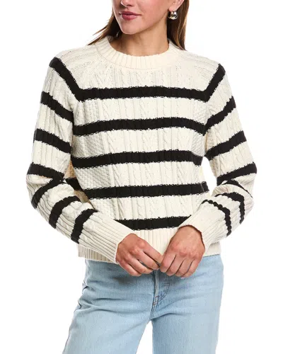 Reveriee Long Sleeve Cardigan In White