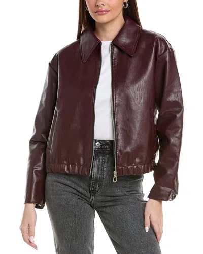 Reveriee Jacket In Burgundy
