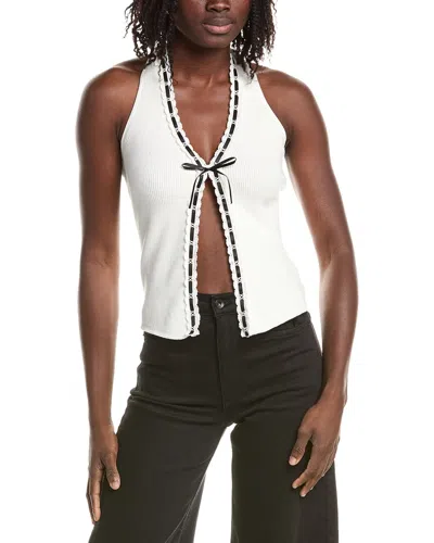 Reveriee Knit Blouse In White