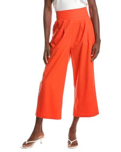 Reveriee Linen-blend Pant In Org