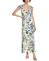 Reveriee Maxi Dress In Blue