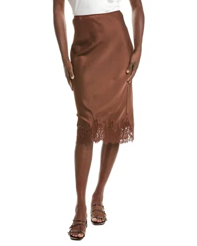 Reveriee Midi Skirt In Animal Print
