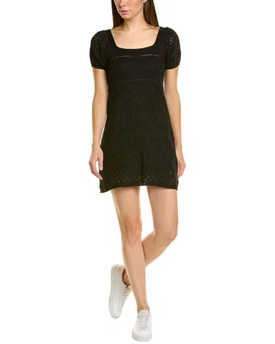 REVERIEE REVERIEE POINTELLE SWEATERDRESS