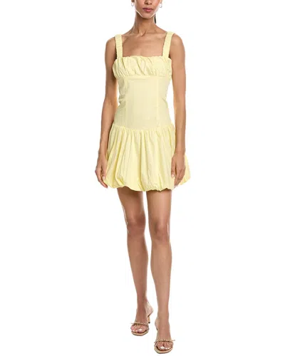 Reveriee Sleeveless Mini Dress In Yellow