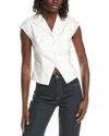Reveriee Solid Vest In White