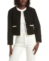 Reveriee Wool-blend Jacket In Black