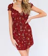 Reverse Romance In Paris Dress In Wine