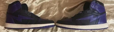 Pre-owned Reveяs® Air Kiy X Reves Paris X Kool Kiy X Lupus Men's Size 7.5 ( In Hand ) In Purple