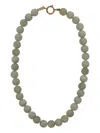 Révi Mesi Jade-embellishments Beaded Necklace In Green