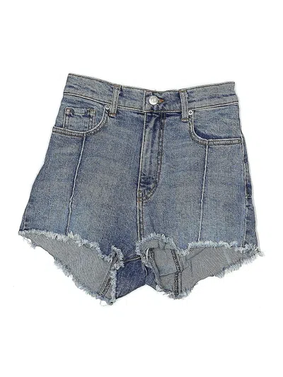 Pre-owned Revice Denim Shorts In Blue